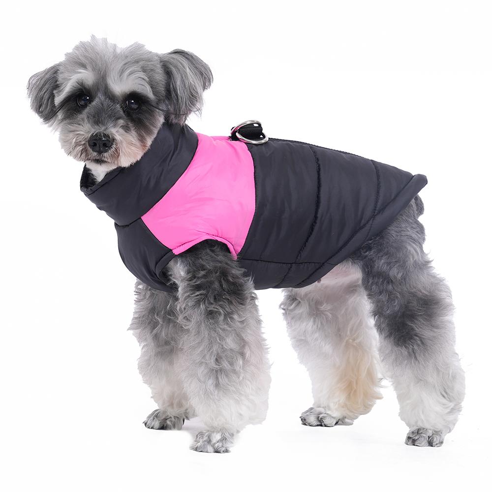 Зимняя теплая куртка для собак для маленьких и больших собак, уличный ветрозащитный костюм для щенка с D-образным кольцом, одежда для домашних животных, пальто для шнауцеров и лабрадоров