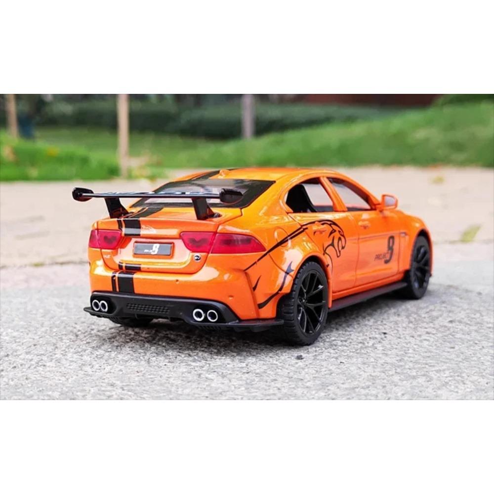 1/32 Jaguar EX Сплав Спортивный Автомобиль Модель Литье под Давлением Металл Игрушечный Транспорт Средство Модель Автомобиля Звук и Свет Высокая Симуляция Коллекция Подарок