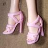 21 Styles Foot Length 2.2cm Fashion High Heels Shoes Accessories Doll Shoes 1/6 Dolls Boot