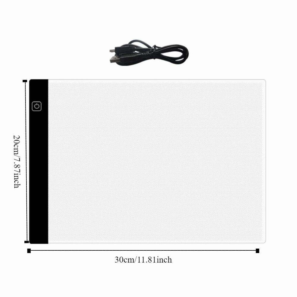 A4 LED Drawing Board 3 Level Animation Drawing Pad Practical Drawing Light Pad Drawing Tracing