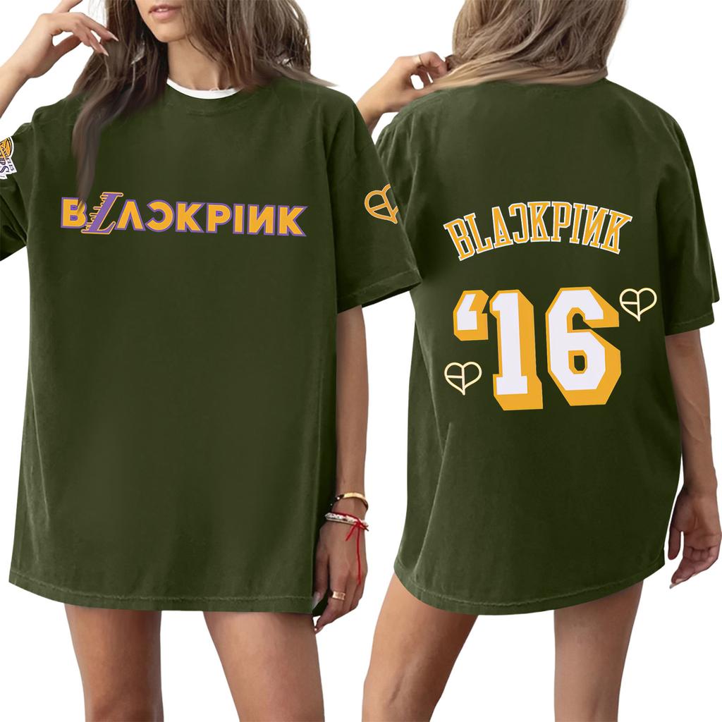 Женская футболка с круглым вырезом и короткими рукавами с принтом