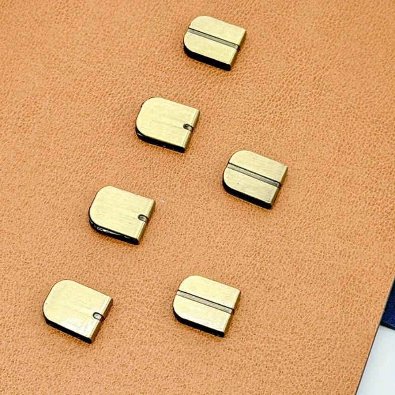 20/40Pcs Edge Corner Protectors Antique Bronze Metal Diary Corner Guards Photo Album Protectors Decorative Notebook Accessories