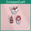 Unique Cartoon Character Brooch Stylish Alloy Pin For Unisex Fashion Accessory 2024 Winter Collection