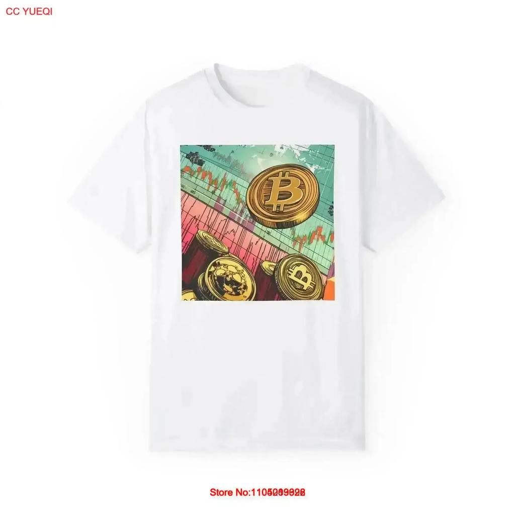 Футболка для любителя криптовалют Bitcoin Doge Акции Криптовалютный энтузиаст винтажная Стирка Топ для повседневной носки винтажная Стирка