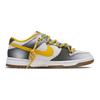 Nike Кроссовки Dunk Skateboard Мужские Низкие Бело-серый Основа Желтый Синий Зеленый Цветные Блоки FV3629-371(Team365-)
