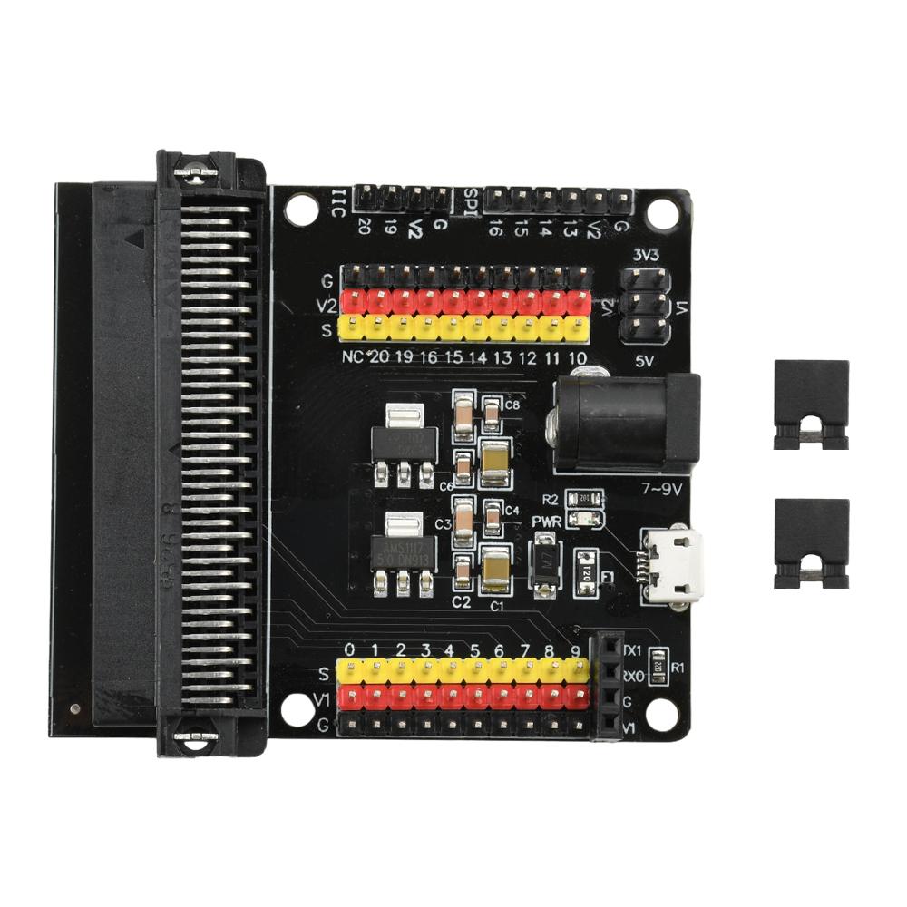 Sensor Expansion Board Module Shield V2 For 3.3V 5V Python Programming Development Micro USB/DC 5.5*2.1mm Interface