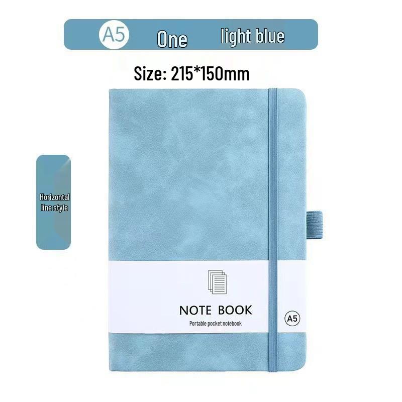 A7 Student Pocket Notebook: Elastic Closure, Portable Journal, Simple Ins Style Diary