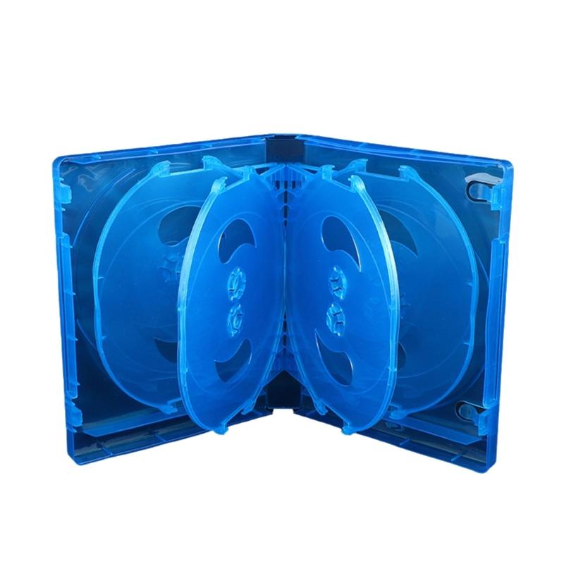 1PC 10 DVD Jewelry Case Clear Jewelry Box Container Case Transparent DVD Acrylic DVD Travel