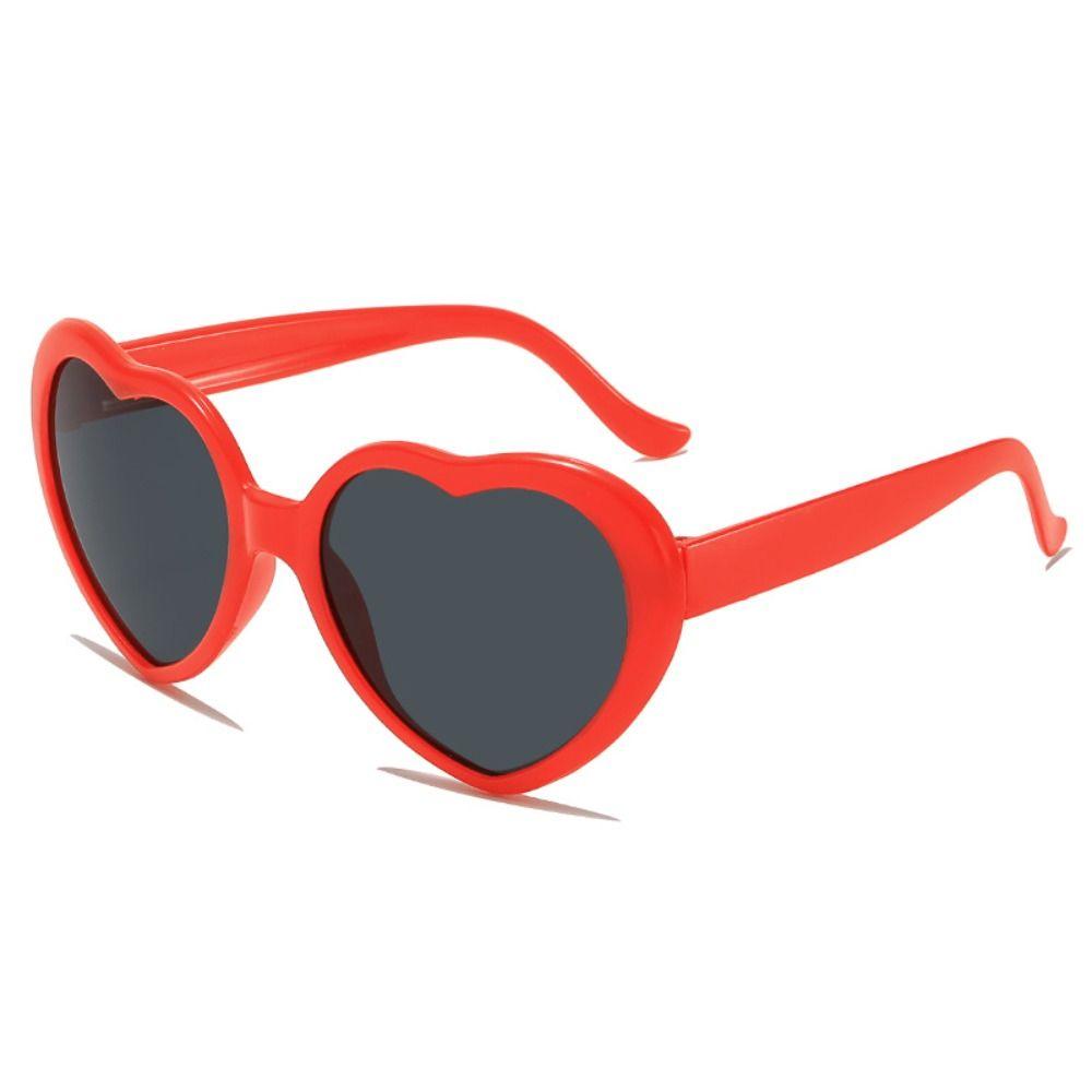 UV400 Protection Heart-Shaped Sunglasses Cosplay Beach Shades Cute Women's Accessories for Women