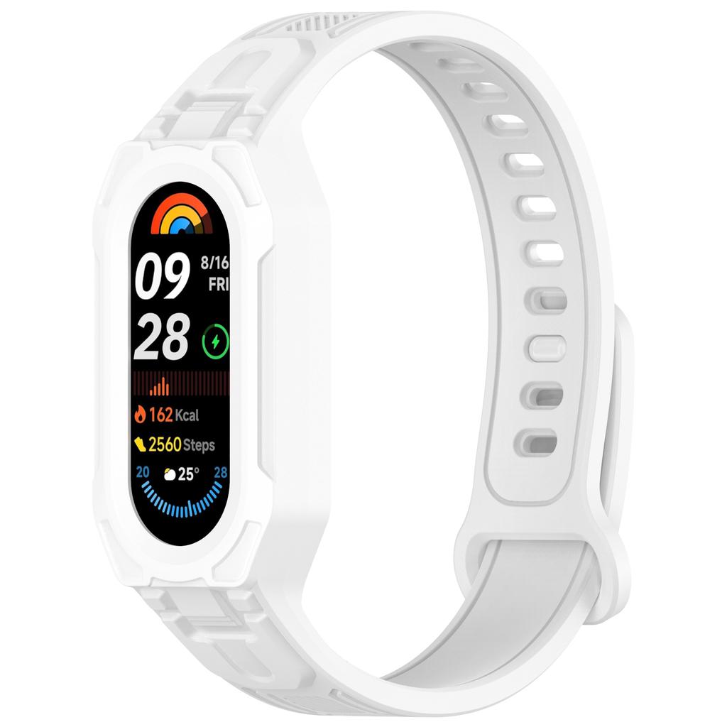 Ремешок+Чехол для Xiaomi Mi Band 10 9 8 NFC miband Аксессуары для часов Спортивный силиконовый браслет Наручный ремешок pulseira correa Mi band 10