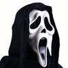 1 шт. Маска на Хэллоуин, Черный платок Голова скелета, Маска для ужасного макияжа Принадлежности для Хэллоуина Реквизит для сценического выступления, Маска, Маска для ролевых игр