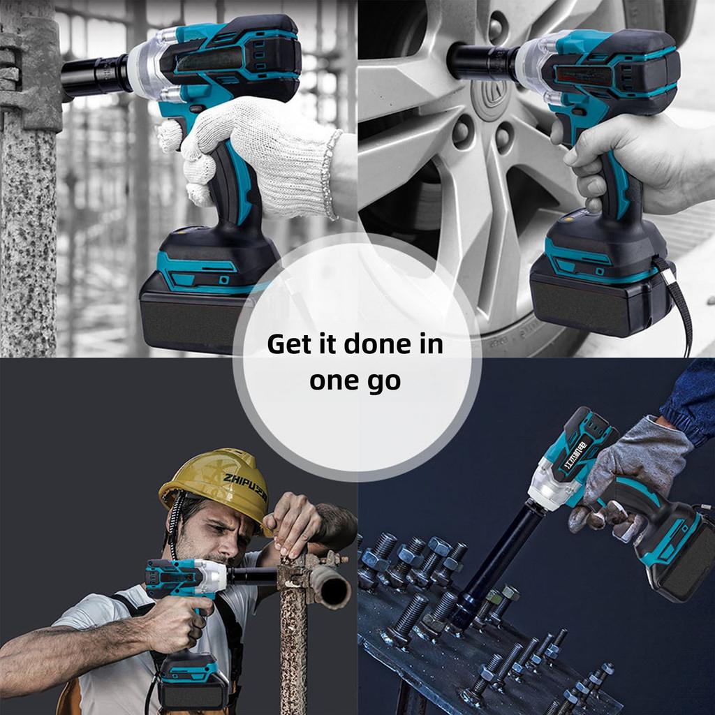 Маленький Портативный Ударный Электрический Гайковерт ручной Бесщеточный Шуруповерт Бесступенчатая Регулировка Скорости Сверление Электроинструменты