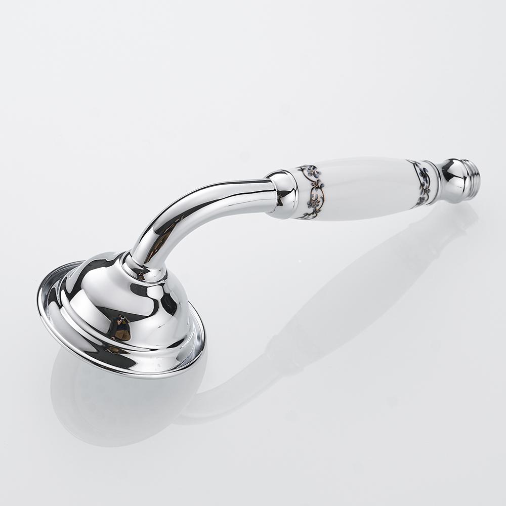 Душевые лейки, антикварная ванная комната, ручной душ-распылитель с роскошной керамической ванной, круглый смеситель для душа с эффектом дождя HJ0527K