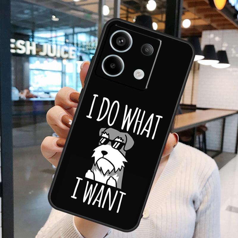 Schnauzer Puppy Dog Art Case For Xiaomi Redmi Note 14 Pro 10 11 12 13 15 Pro Plus Redmi 15C 14C 10C 12C 13C 15 Cover