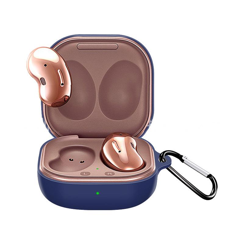 Силиконовый защитный чехол для наушников, беспроводная Bluetooth-совместимая гарнитура, чехол с защитой от падения и пряжкой