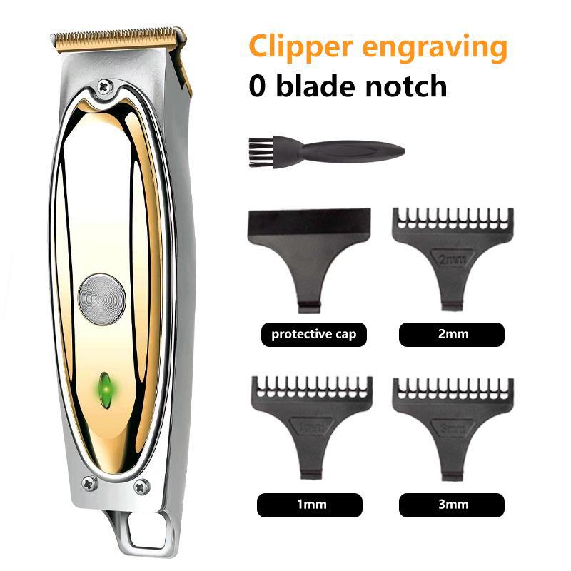 Профессиональная беспроводная электрическая машинка для стрижки волос с ЖК-дисплеем