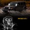 Vancroser Wrangler JK Work Light 4 Light Fixed Bracket Suit with Wire Harness Fog Lamp LED Work Light Work Light 12V 24V Spotlight LED Work Light