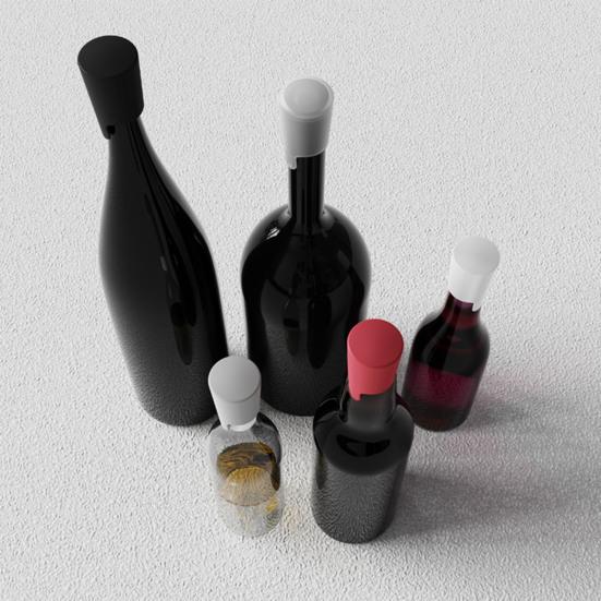 Многоразовая силиконовая пробка для винных бутылок, герметичная, для вина, шампанского, виски и пива. Пищевая силиконовая пробка для вина.