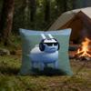 Cute GGubby Pillow Cover Polyester Square Cushion Case 45 cm Decorative for Home Couch Bed Car Decor