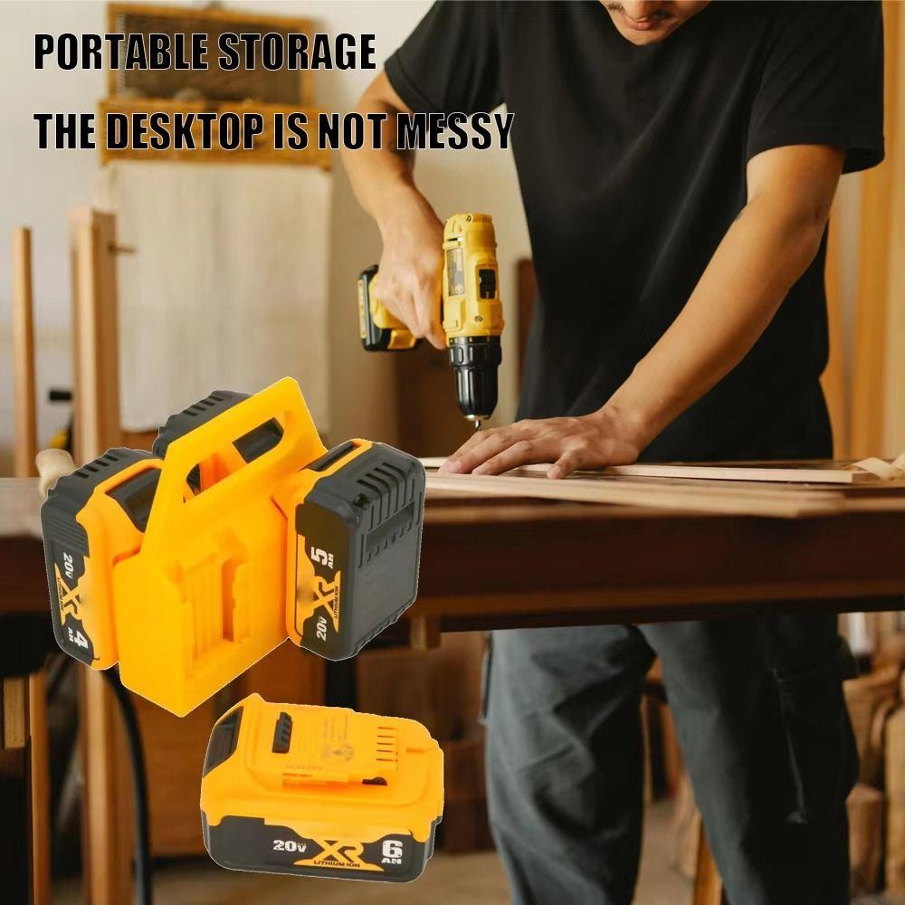 Крепежные устройства Аккумулятор Портативная подставка Прочная батарея Держатель инструмента Основание для Dewalt 18V 20V