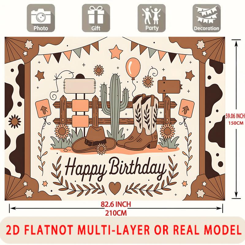 Party Backdrop Birthday Photo Booth Background Front Door Decor