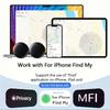 Набор из 4 смарт-меток IOS GPS для Apple Find My Tracker с сильным магнитным креплением, силиконовым чехлом, защитой от потери для скейтборда, автомобиля