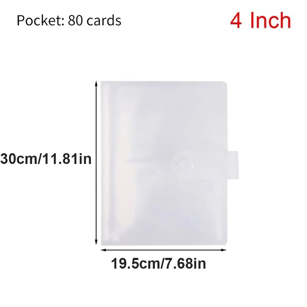 Transparent Picture Card Holder PVC Collect Book New Photocard Holder Idol Star