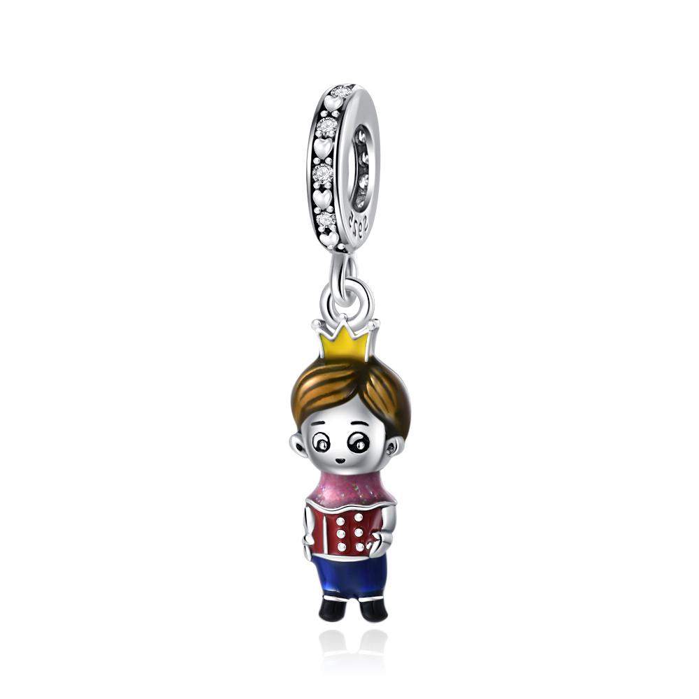 New 925 Silver Charm Fit Original Bracelet Accessories Women Jewelry Best Friend Series Duck Umbrella Coffee