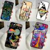 Чехол Psychedelic Mushrooms Florals для iPhone 14 16 15 Pro Max 11 12 13 Mini 7 8 Plus X XR XS MAX, мягкий противоударный чехол