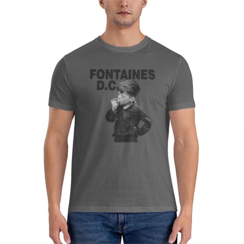 men cotton tshirt Fontaines D.C. Essential T-Shirt mens t shirts new edition t shirt summer clothes man black t-shirt