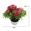 1Pc Potted Artificial Flower Stage Garden Wedding Home Party Decoration Props