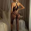 1pcs Women Transparent Bodystocking Erotic Crotchless Lingerie Sexy Hollow Fishnet Bodysuit Sexy Mesh Underwear Sex Costume
