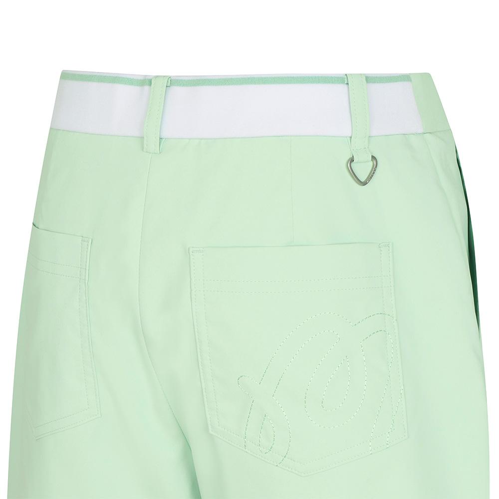 MALBON GOLF Lightweight Summer Half Pants Mint Green (Woman)