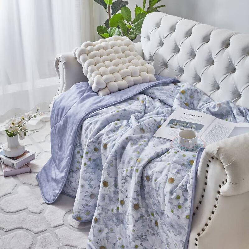 Mengjie Home Textiles Antibacterial Cool-Sense Ice Silk Summer Quilt