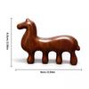 Zodiac Horse Scalp Point Massage Brush Coarse Tooth Body Meridian Massage Comb  Health Maintenance