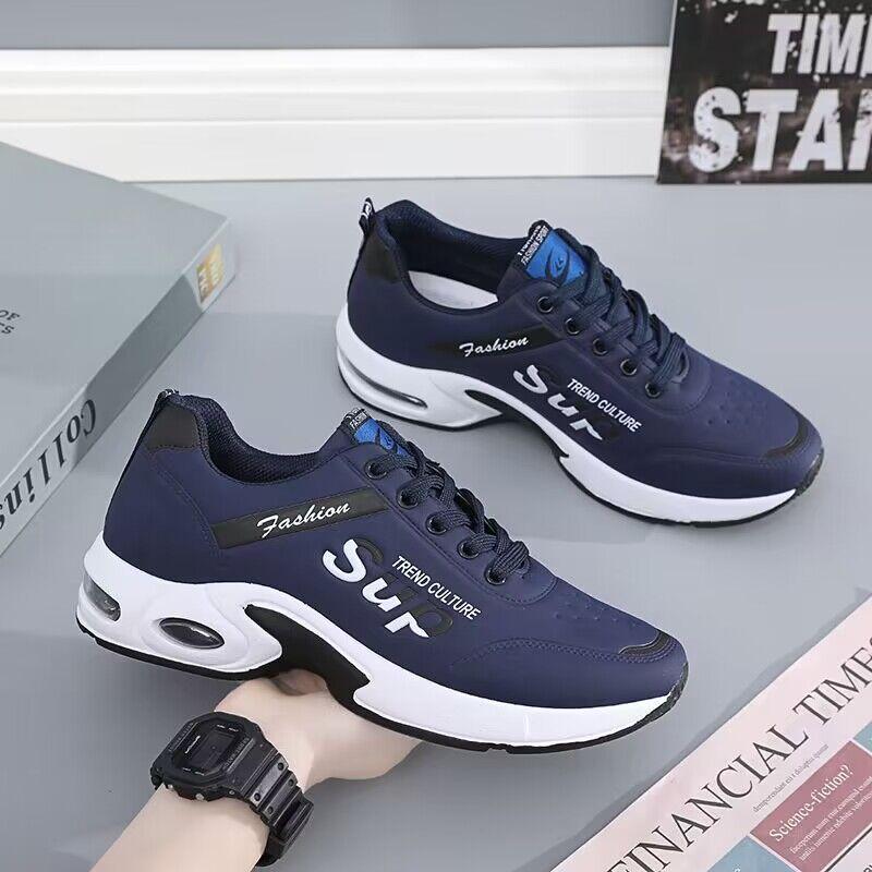 Youth Trendy Outdoor Running Shoes Breathable Mesh Shoes Thick Soled Casual Men's Shoes Versatile Board Shoes