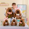 European Mink Capybara Flower Rabbit Milk Tea Plush Toy, Perfect Girl Gift