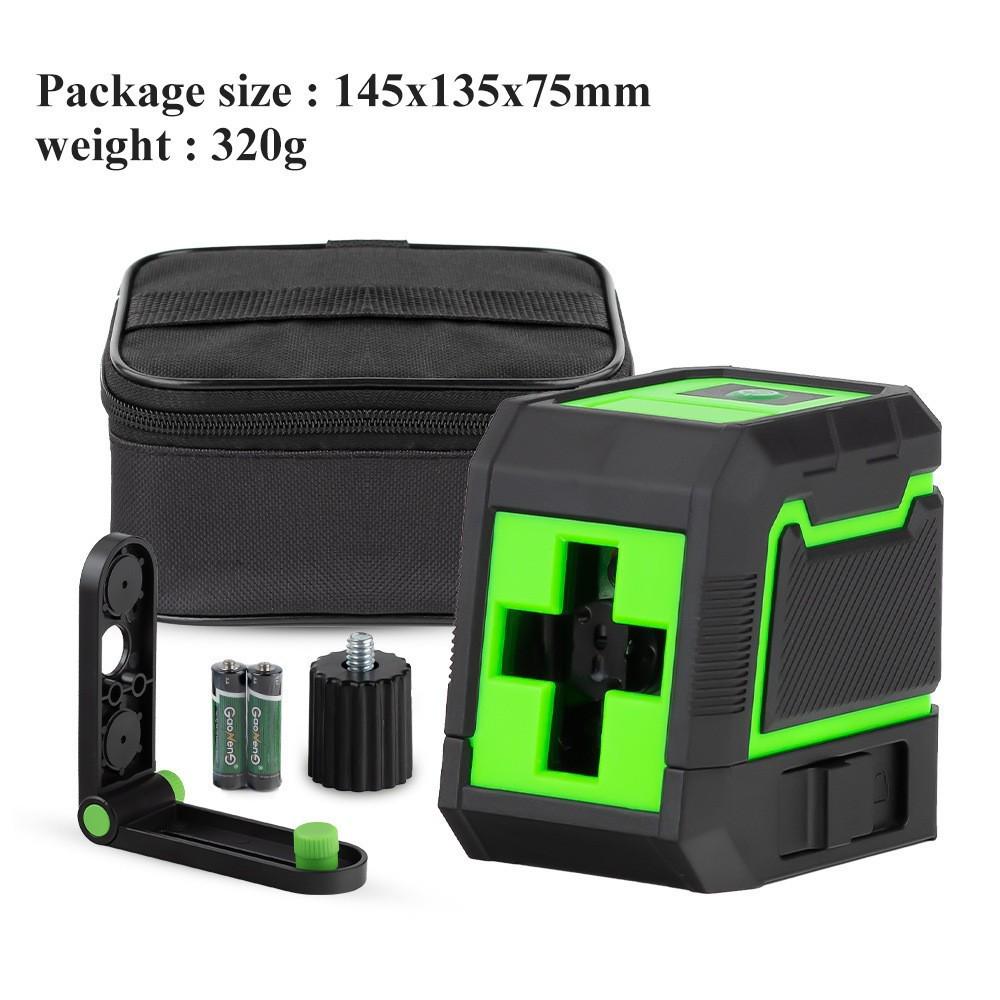 Лазерный уровень Cross Mini 5-линейный, 2-линейный, высокоточный, инфракрасный, с ярким лучом и пузырьковым уровнем