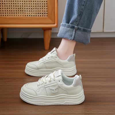 CRLAYDK Женские модные белые кроссовки на платформе на шнуровке для ходьбы, милые, для катания на скейте, удобная обувь, низкий верх, кожаные, повседневные, теннисные