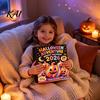 24 Day Countdown Box Halloween Ghost Advent Calendar, with Kids Board Game Accessories Figurines, Spooky Collectible Toy Set for Kids, Party