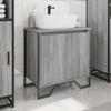 VidaXL Armoire lavabo de salle de bain sonoma gris 60x35x60 cm, placard lavabo de salle de bain, meubles de salle de bain, 848657