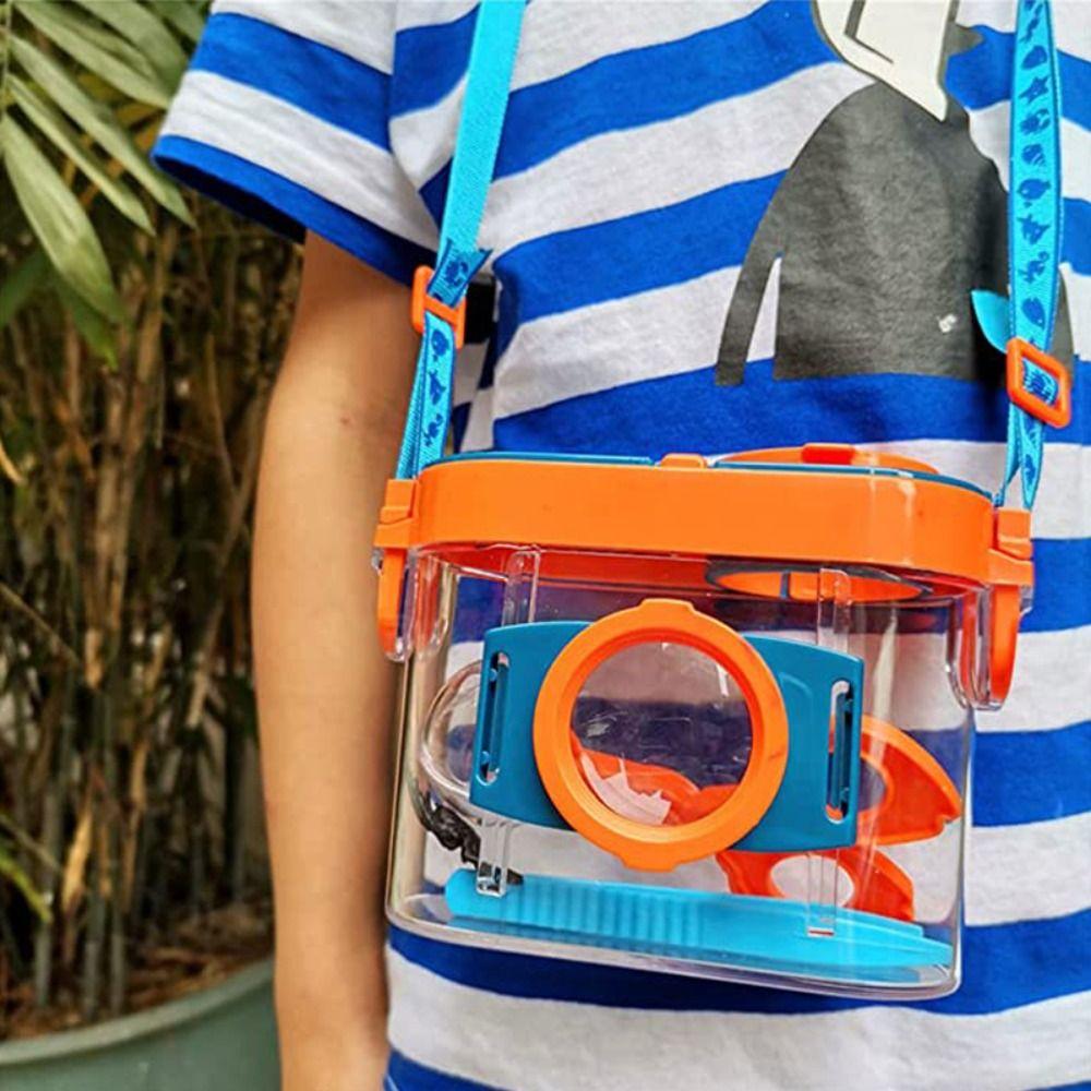 Пластиковый прибор для просмотра ошибок, двойная лупа, набор для наблюдения за насекомыми, принадлежности для обучения насекомым