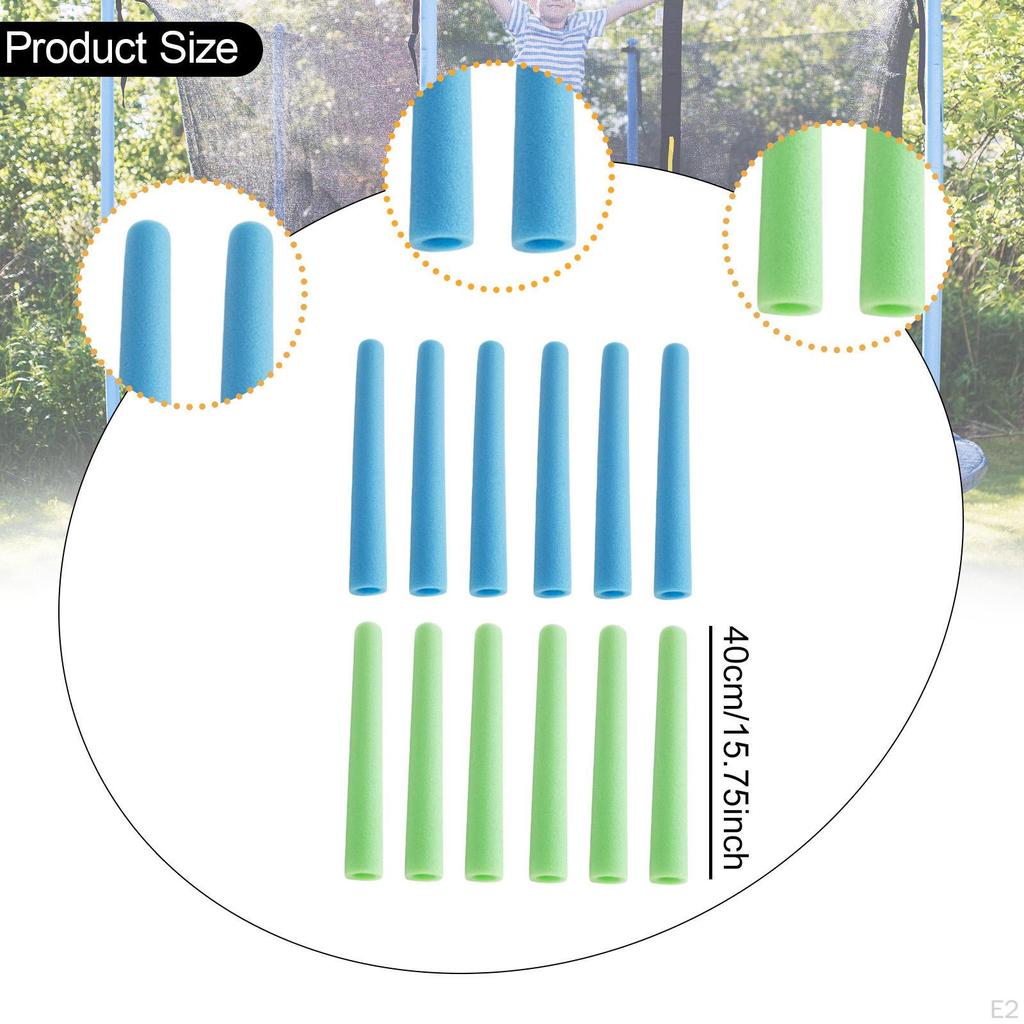 12 Сменных поролоновых защит для стоек батута для ограждения прыжкового полотна