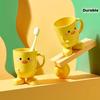 Fun and cute cartoon toothbrush cup - durable plastic, perfect for bathroom finishing