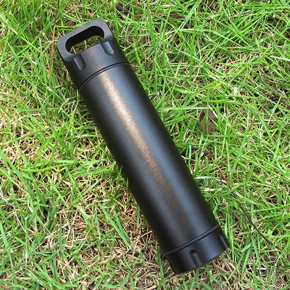Cases First-Aid Canister Pill Box Waterproof Sealed Tank Capsule Container Emergency Capsule Bottle