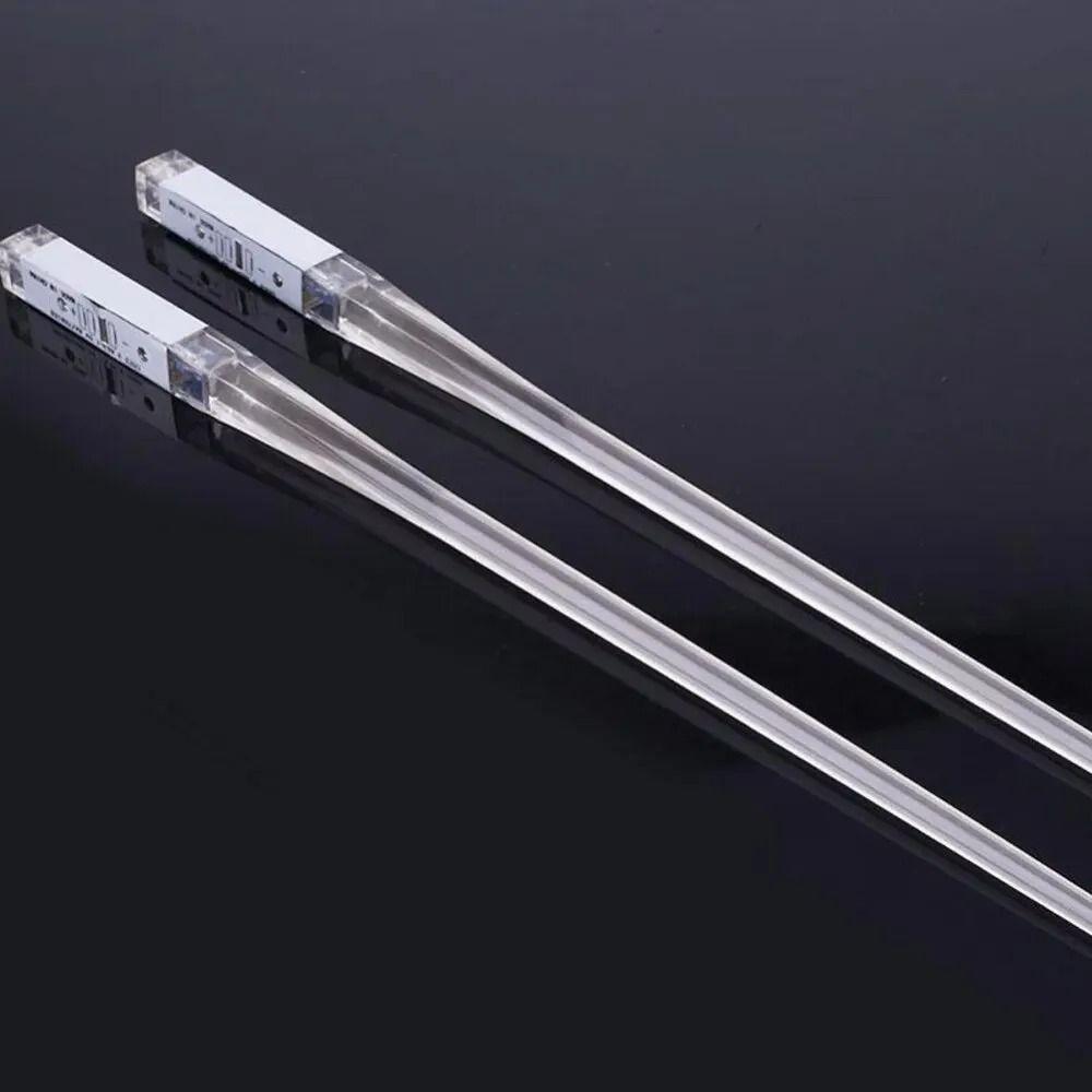 1 пара многоразовых палочек для еды LightSaber, цветные мигающие палочки, светящиеся палочки для еды, кухня