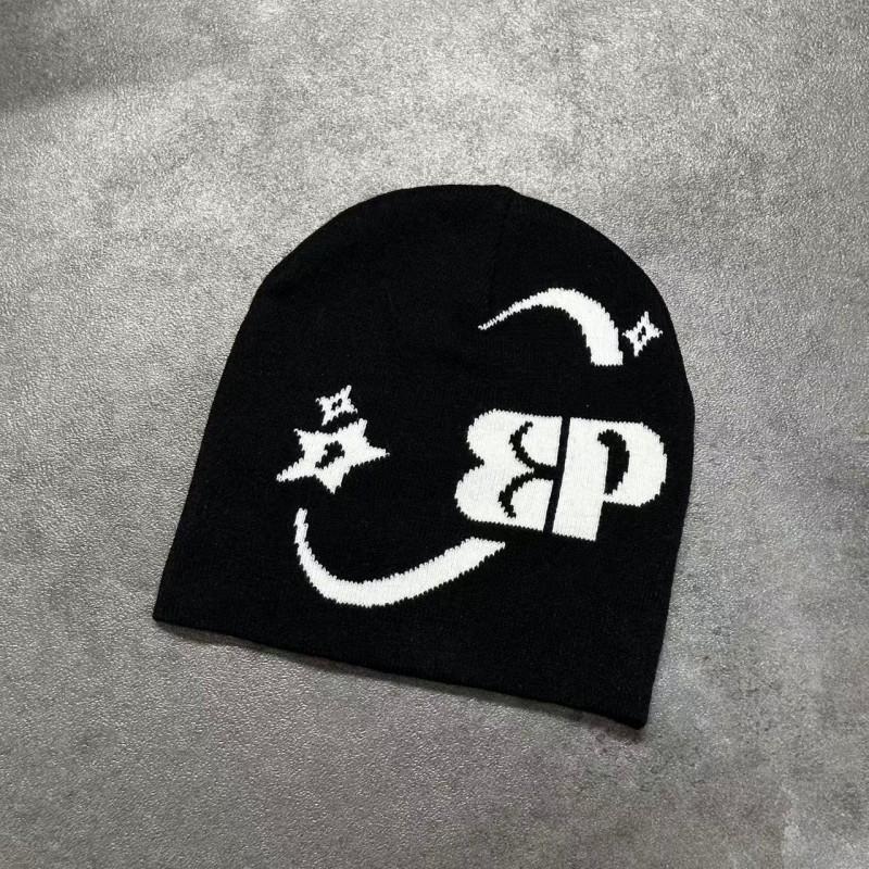 BSCI Camouflage Wool Blend Street Style Beanies Manufacturer High Quality Jacquard Skull Cap Knit Winter Hats Custom Logo