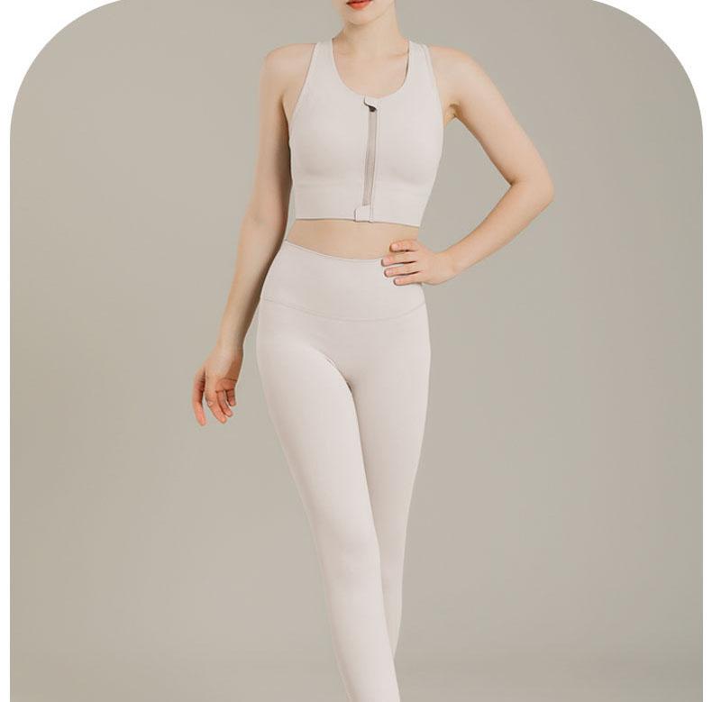 Front Zipper Large Women Size Bra Comfortable Wireless Brassiere Gathered Push Up Underwear Shockproof Sport Bralette