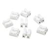 20Pcs No Solding Quick 1P 2P 3P Cable Wire Connector No Screw Terminal Block Spring Clamp