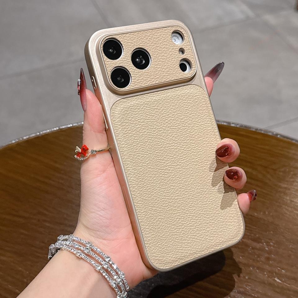 Candy Leather Phone Case For For Iphone 17 Air 13 14 1 16 17 Pro Max 16Pro 17Pro Official Big Window Shockproof Protector Cover